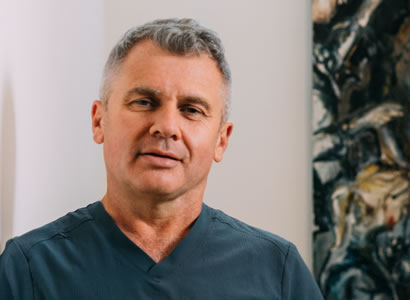 Dentist Darren Bywater